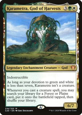 Karametra, God of Harvests card from Commander 2020