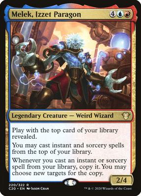 Melek, Izzet Paragon card from Commander 2020