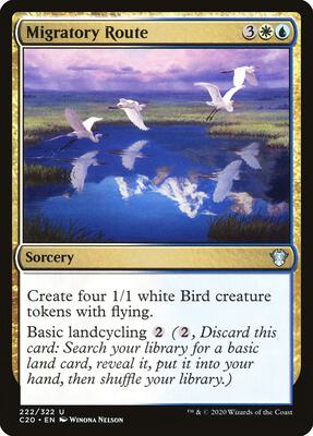 Migratory Route card from Commander 2020