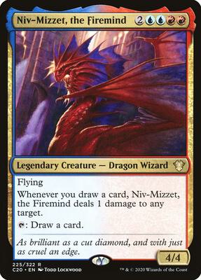 Niv-Mizzet, the Firemind card from Commander 2020