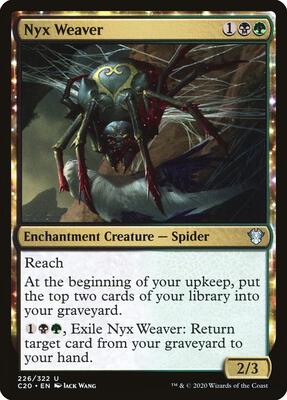 Nyx Weaver card from Commander 2020
