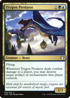 Trygon Predator card from Commander 2020