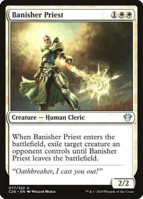 Banisher Priest card from Commander 2020