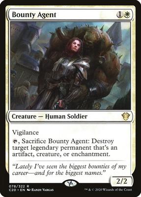 Bounty Agent card from Commander 2020