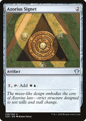 Azorius Signet card from Commander 2020