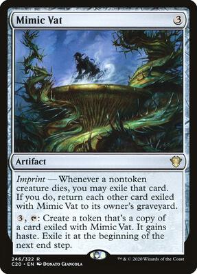 Mimic Vat card from Commander 2020