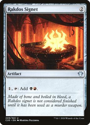 Rakdos Signet card from Commander 2020