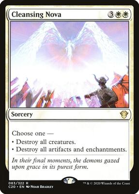 Cleansing Nova card from Commander 2020