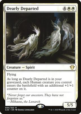 Dearly Departed card from Commander 2020