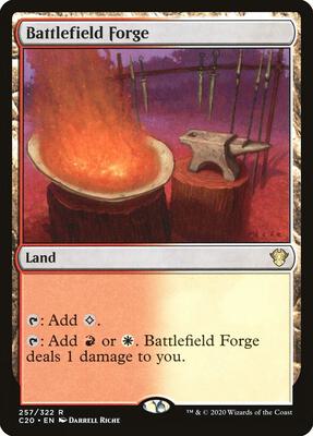 Battlefield Forge card from Commander 2020