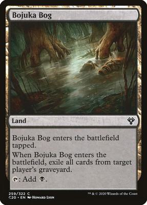 Bojuka Bog card from Commander 2020