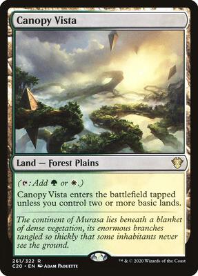 Canopy Vista card from Commander 2020