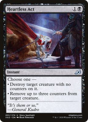 Heartless Act card from Ikoria: Lair of Behemoths