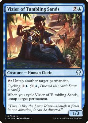 Vizier of Tumbling Sands card from Commander 2020