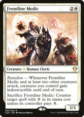 Frontline Medic card from Commander 2020