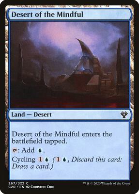 Desert of the Mindful card from Commander 2020