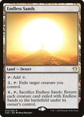 Endless Sands card from Commander 2020