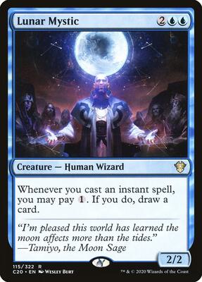 Lunar Mystic card from Commander 2020