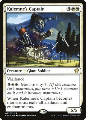 Kalemne's Captain card from Commander 2020