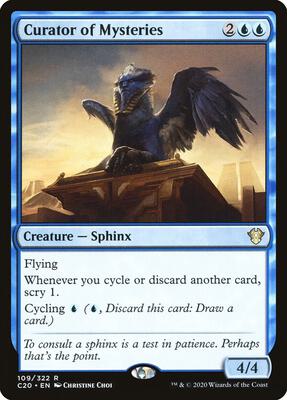 Curator of Mysteries card from Commander 2020