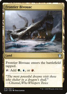 Frontier Bivouac card from Commander 2020
