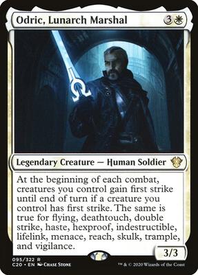 Odric, Lunarch Marshal card from Commander 2020