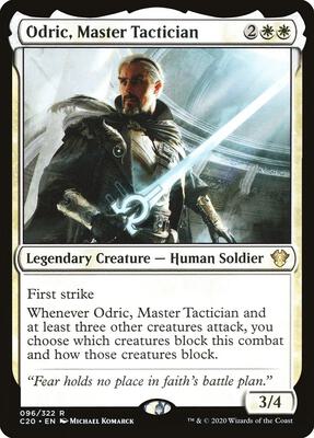 Odric, Master Tactician card from Commander 2020