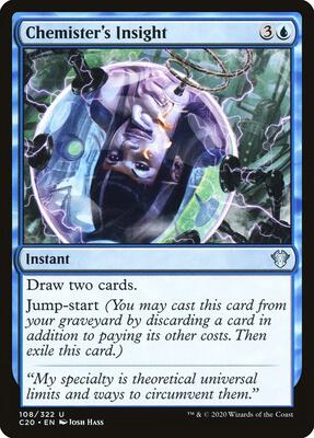 Chemister's Insight card from Commander 2020