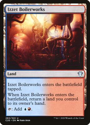 Izzet Boilerworks card from Commander 2020