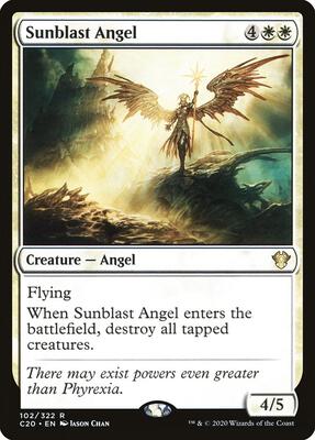 Sunblast Angel card from Commander 2020