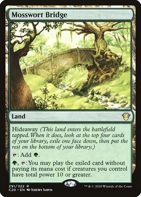 Mosswort Bridge card from Commander 2020