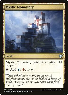 Mystic Monastery card from Commander 2020