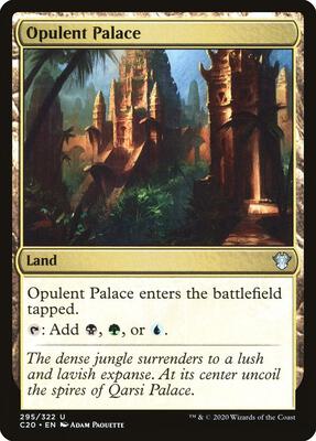 Opulent Palace card from Commander 2020