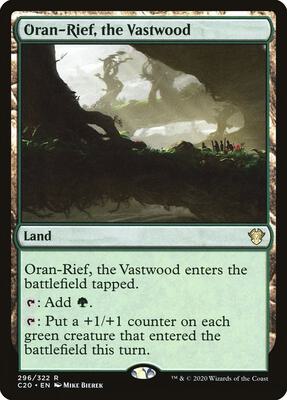 Oran-Rief, the Vastwood card from Commander 2020