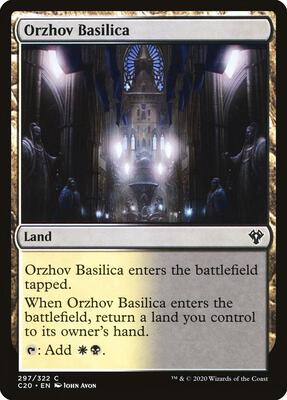 Orzhov Basilica card from Commander 2020