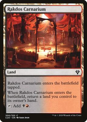 Rakdos Carnarium card from Commander 2020
