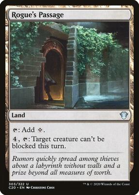 Rogue's Passage card from Commander 2020