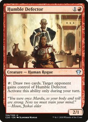Humble Defector card from Commander 2020
