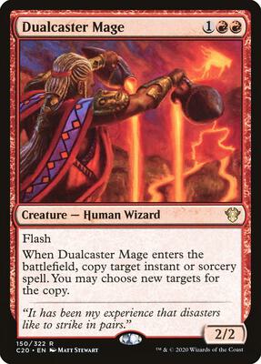 Dualcaster Mage card from Commander 2020