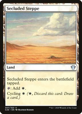 Secluded Steppe card from Commander 2020