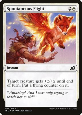 Spontaneous Flight card from Ikoria: Lair of Behemoths