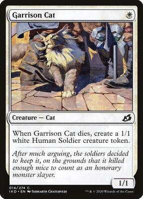 Garrison Cat card from Ikoria: Lair of Behemoths