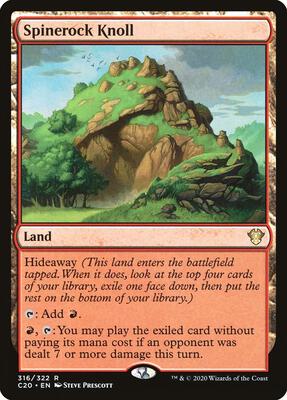 Spinerock Knoll card from Commander 2020