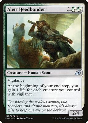 Alert Heedbonder card from Ikoria: Lair of Behemoths