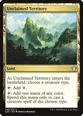 Unclaimed Territory card from Commander 2020