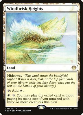 Windbrisk Heights card from Commander 2020