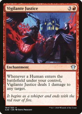 Vigilante Justice card from Commander 2020