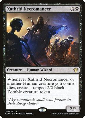 Xathrid Necromancer card from Commander 2020
