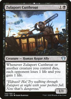 Zulaport Cutthroat card from Commander 2020