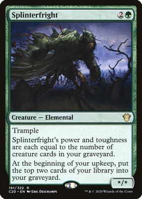 Splinterfright card from Commander 2020